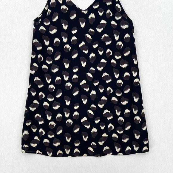 REFORMATION Eli 90s Mini Slip Dress Womens XS Navy Wild Child Animal Print - Picture 6 of 16